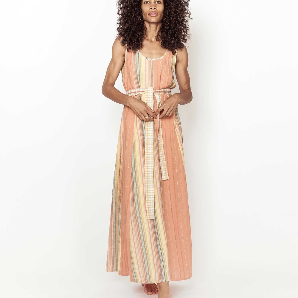 ace & jig archival twirl dress in desert never worn